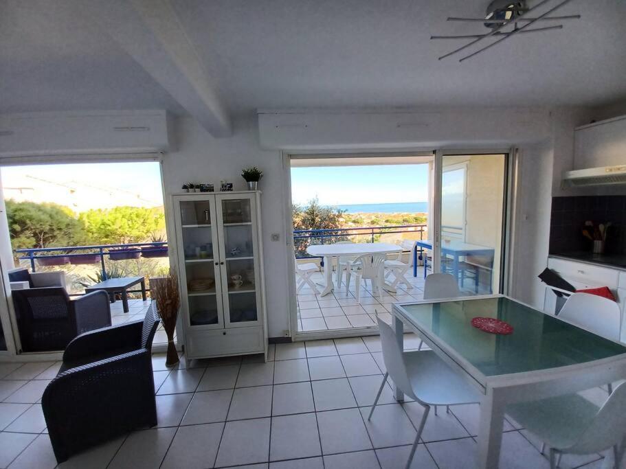 Plain-Pied, Terrasse, Piscine, Pleine Vue Mer, Plage A 6' A Pied, Parking, Wifi Fleury  Zewnętrze zdjęcie