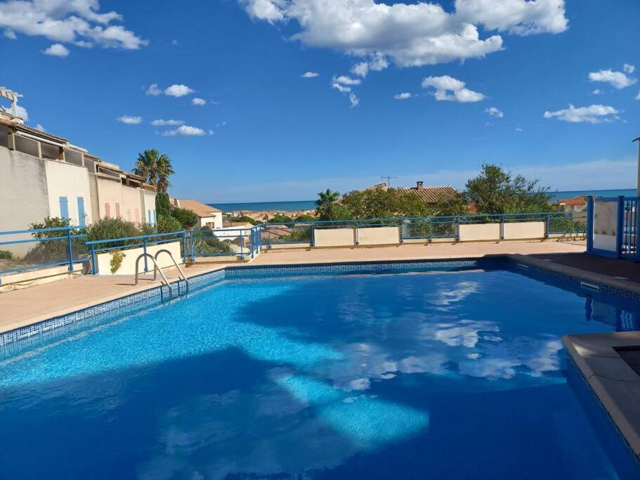 Plain-Pied, Terrasse, Piscine, Pleine Vue Mer, Plage A 6' A Pied, Parking, Wifi Fleury  Zewnętrze zdjęcie