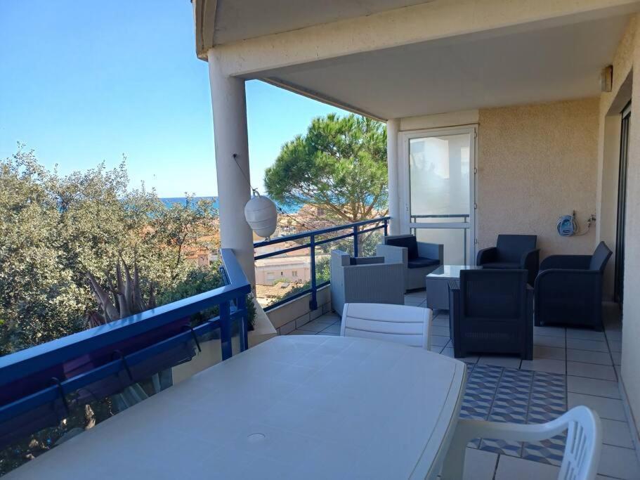Plain-Pied, Terrasse, Piscine, Pleine Vue Mer, Plage A 6' A Pied, Parking, Wifi Fleury  Zewnętrze zdjęcie