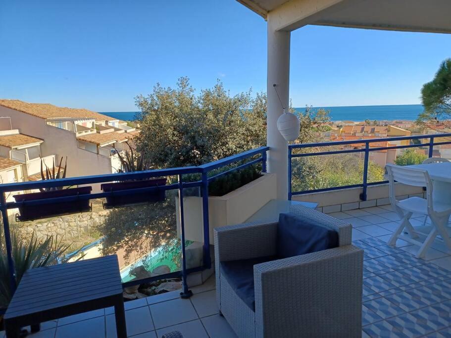 Plain-Pied, Terrasse, Piscine, Pleine Vue Mer, Plage A 6' A Pied, Parking, Wifi Fleury  Zewnętrze zdjęcie