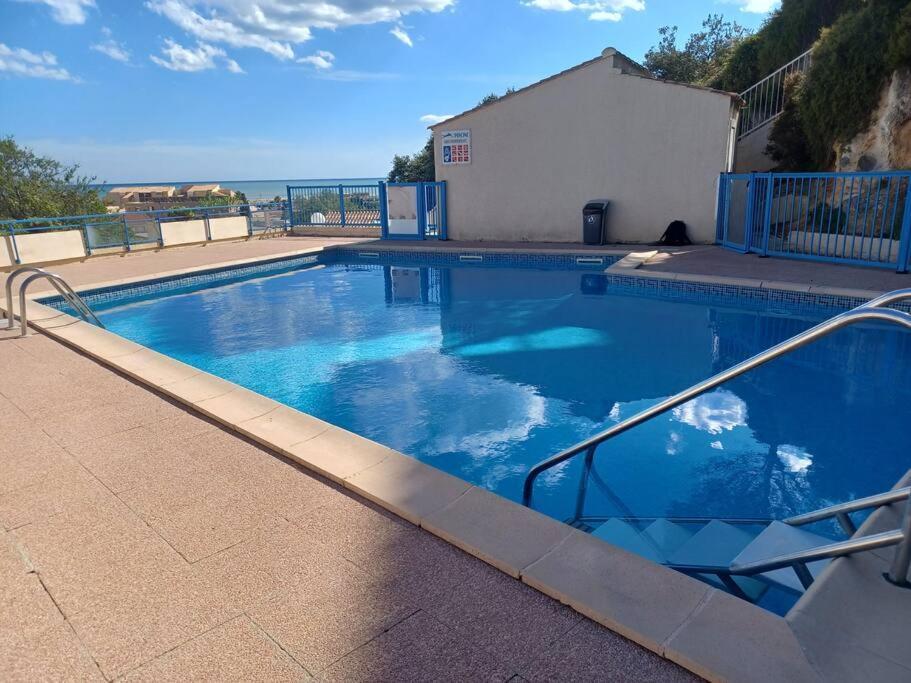 Plain-Pied, Terrasse, Piscine, Pleine Vue Mer, Plage A 6' A Pied, Parking, Wifi Fleury  Zewnętrze zdjęcie